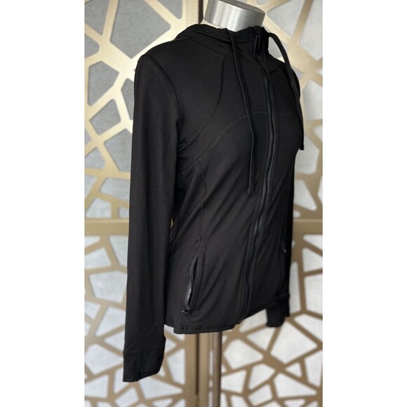 New Essential Bodywear EBW FIT Defined Hooded Yoga Jacket  Women Black S Small - Picture 4 of 10